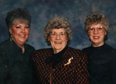 Barbara (Bolduc) Wille, Alma  (nee Villeneuve) Bolduc, Joanne (Bolduc) Wisehart